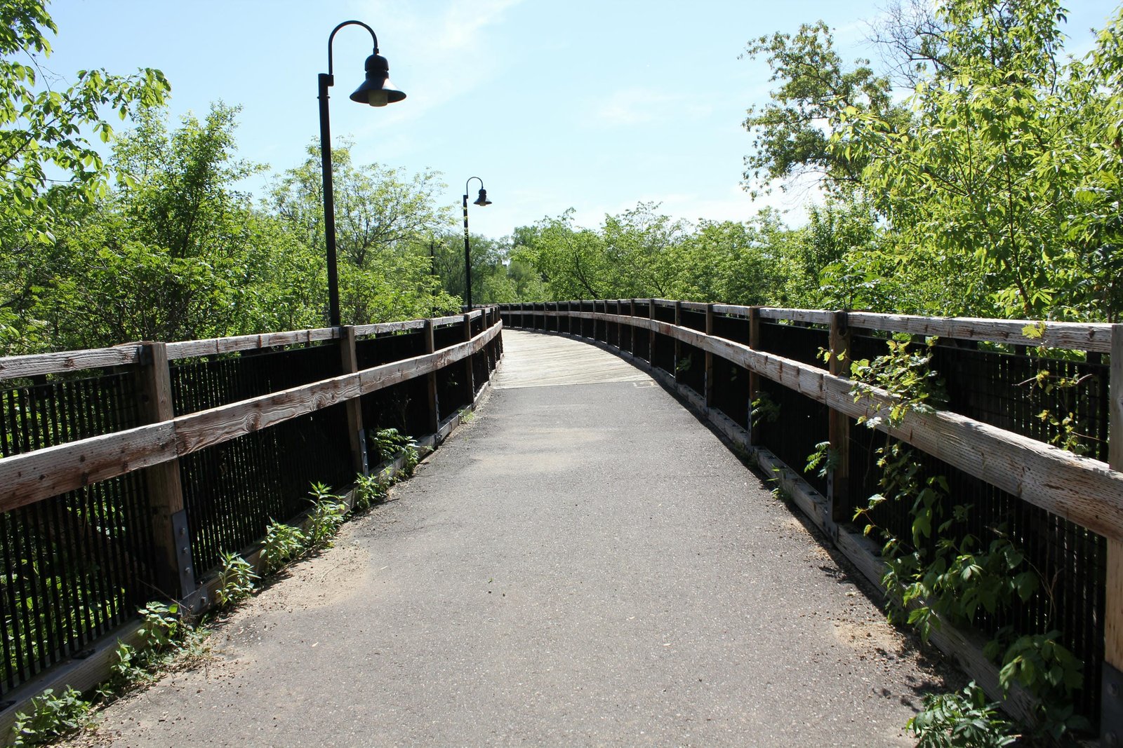 Looking west